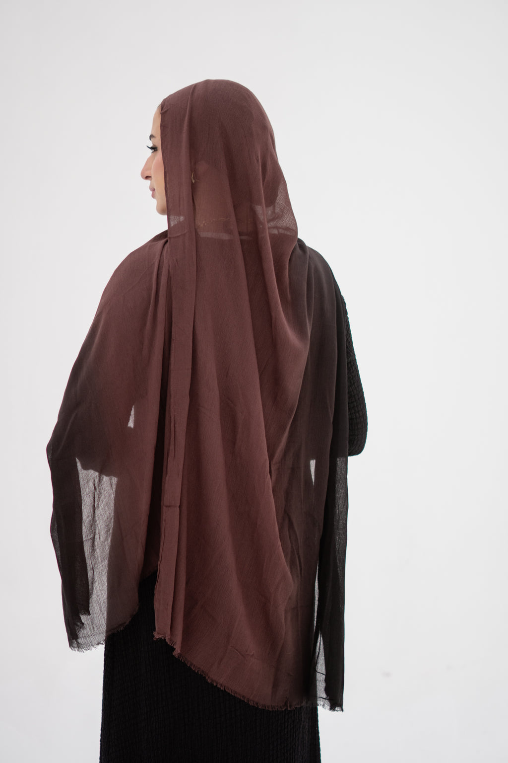 Linen Double Tone In Black x Chocolate