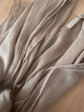 Rafiled Indian  Chiffon in Dark Beige