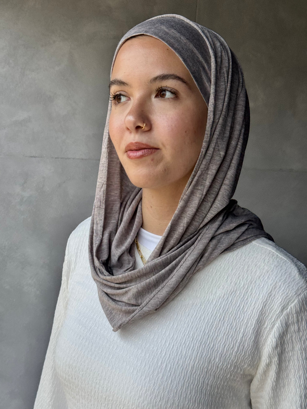 Mini Egdy scarf in Dusty lilac