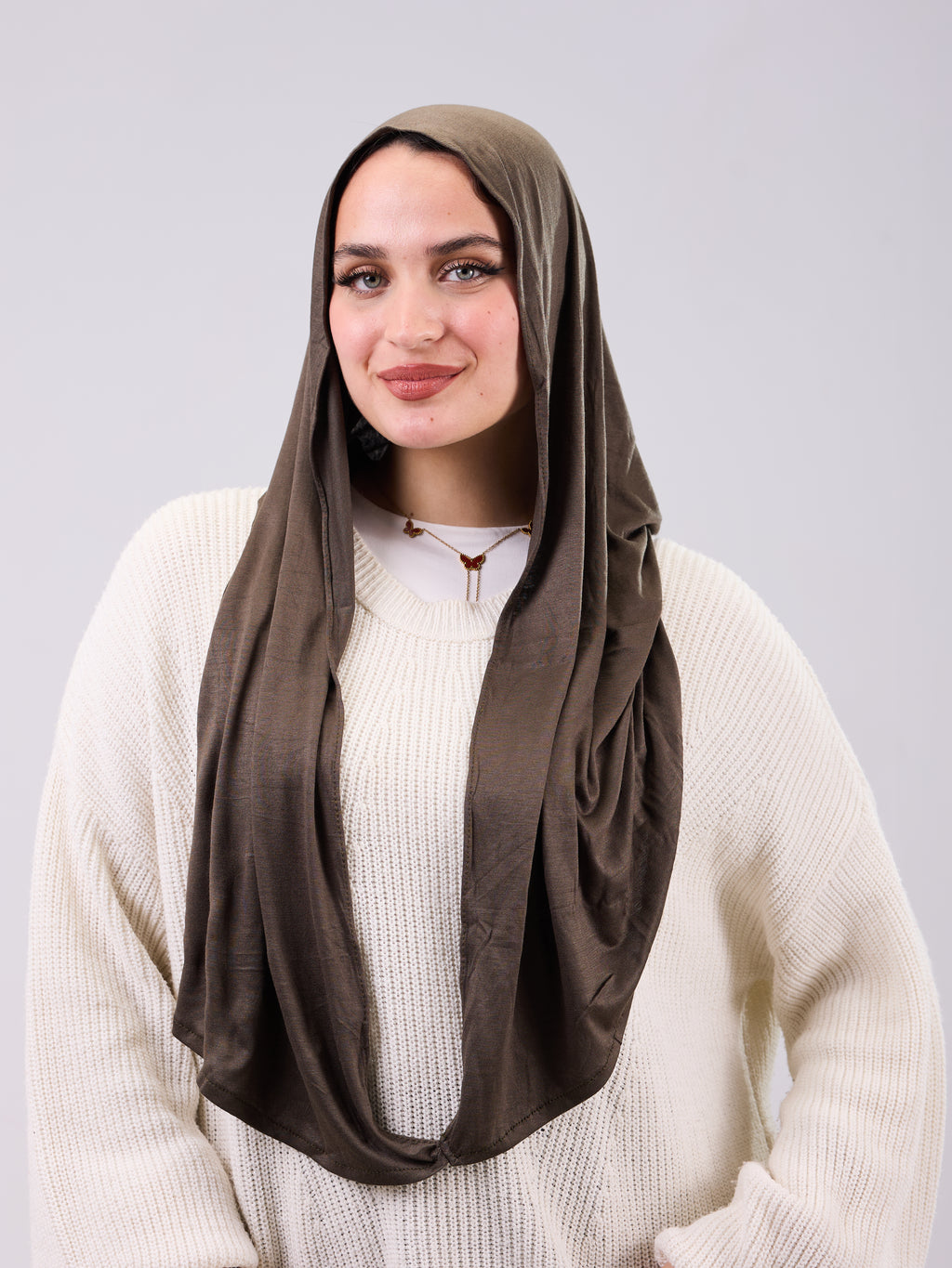 Mini Twisted Scarf in Zeity