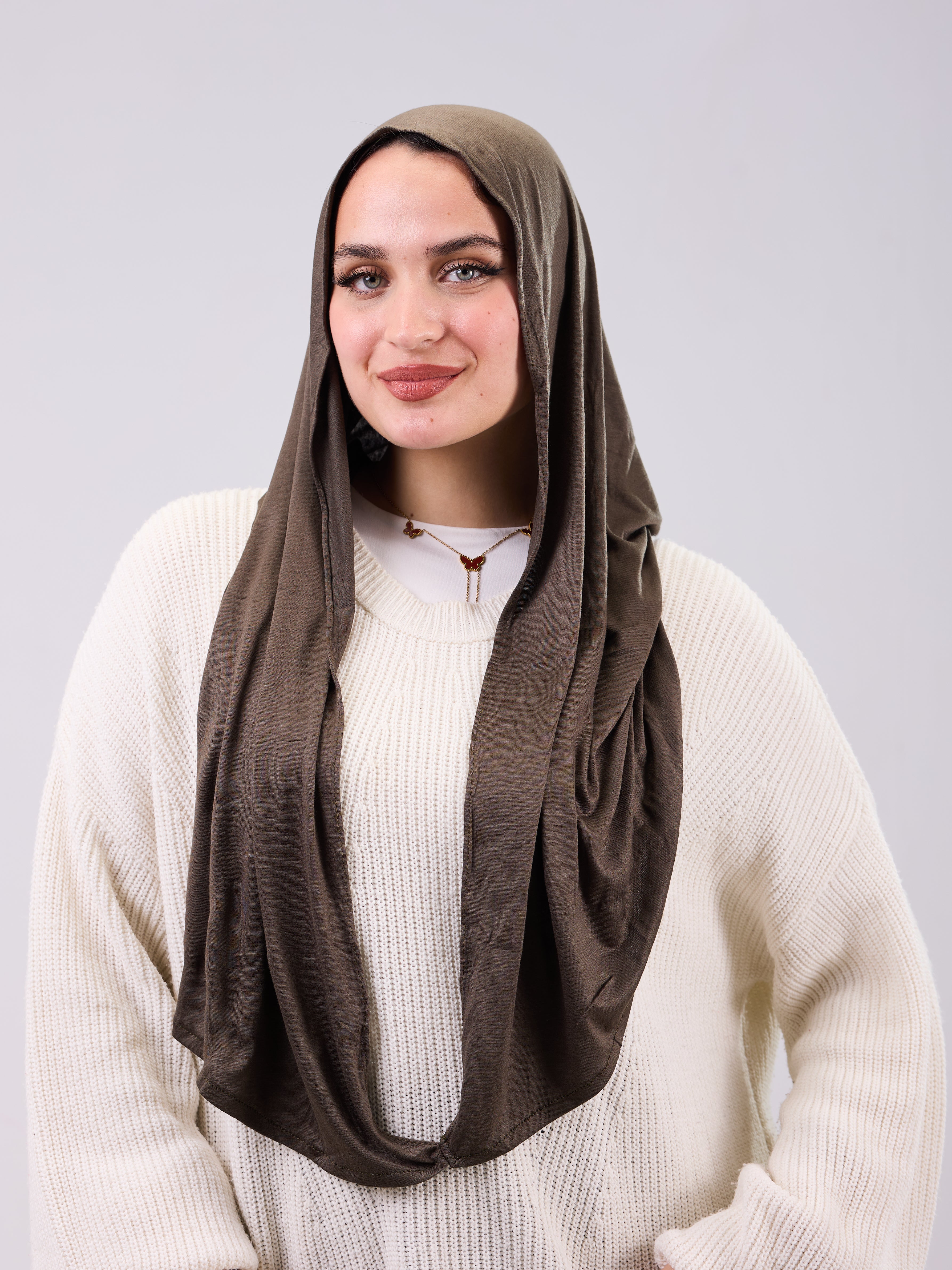 Mini Twisted Scarf in Zeity