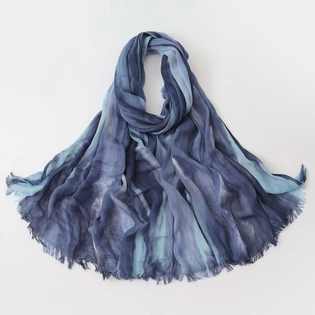 Natural Blush in Shades of Blue