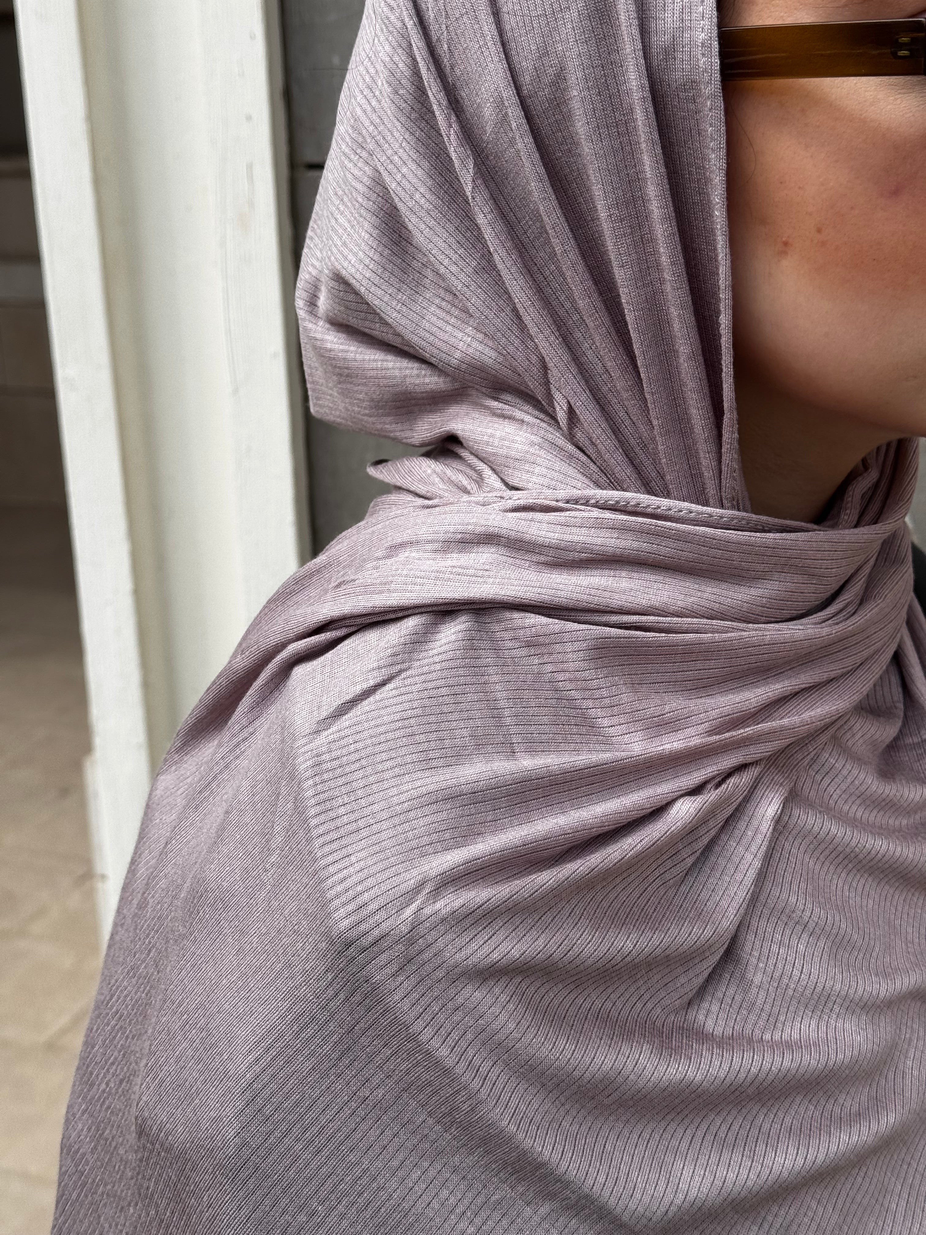 Lined Lycra with bandana in Light purple