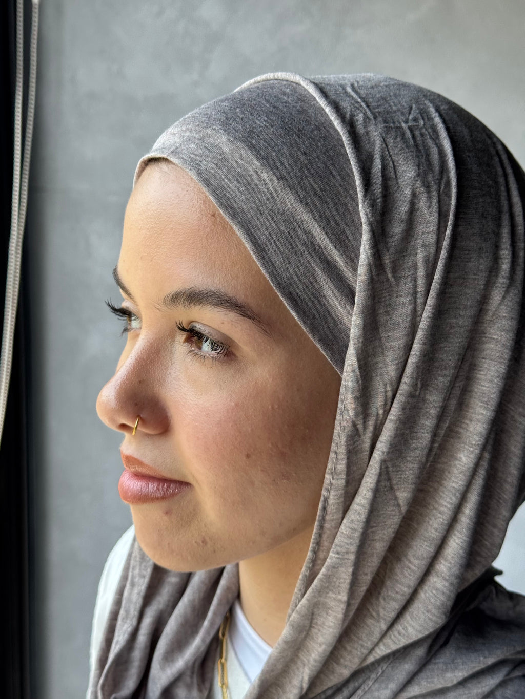 Mini Egdy scarf in Dusty lilac
