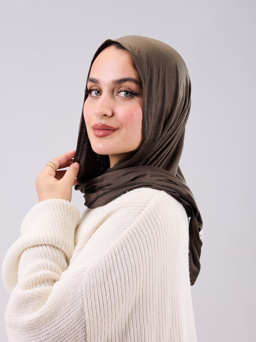 Mini Twisted Scarf in Zeity