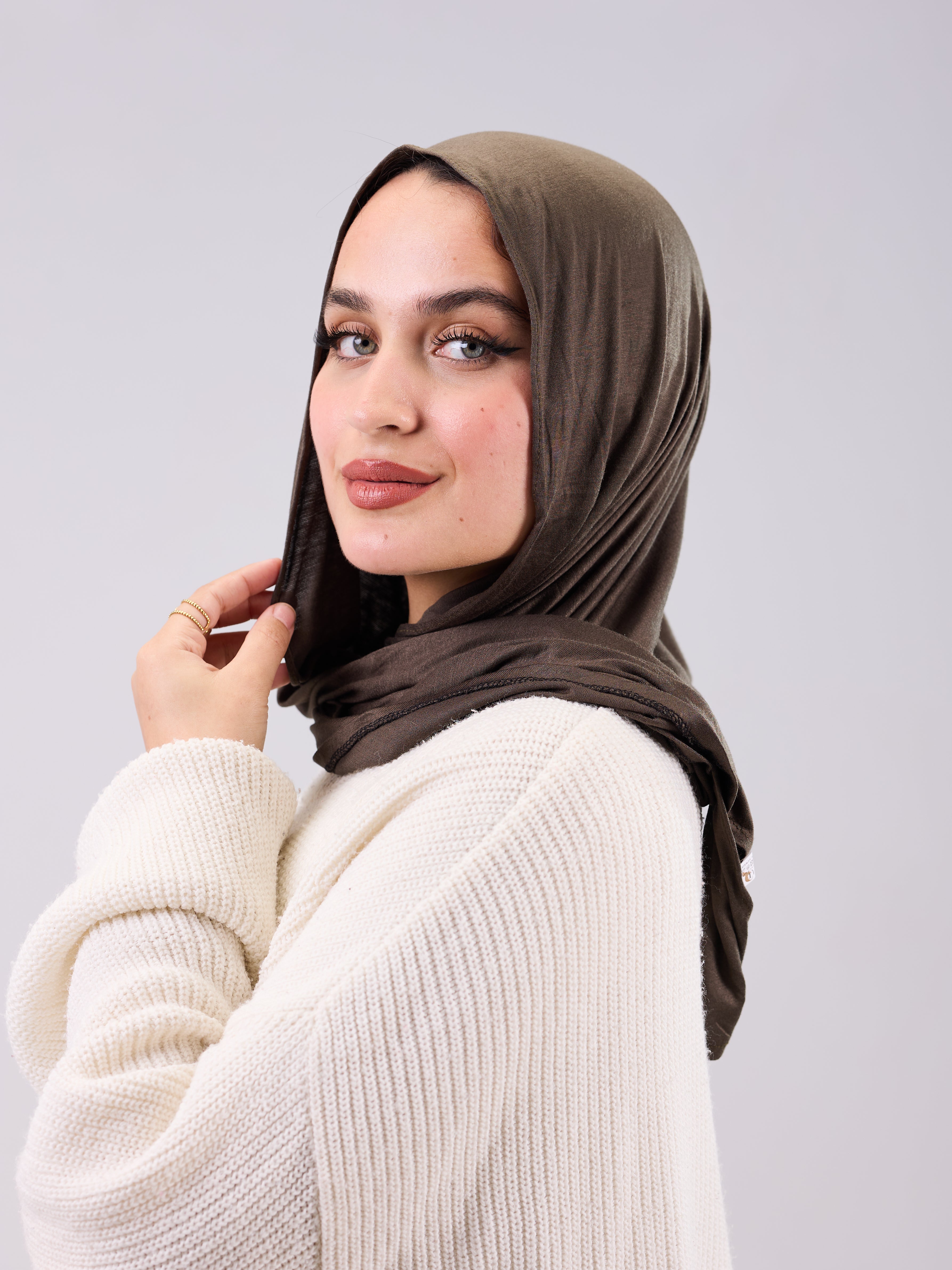 Mini Twisted Scarf in Zeity