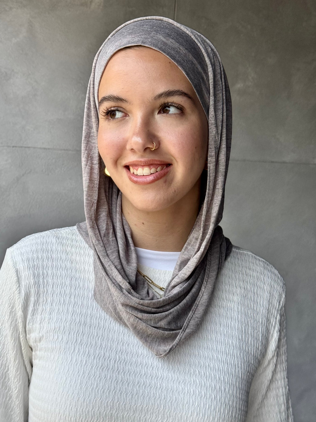 Mini Egdy scarf in Dusty lilac