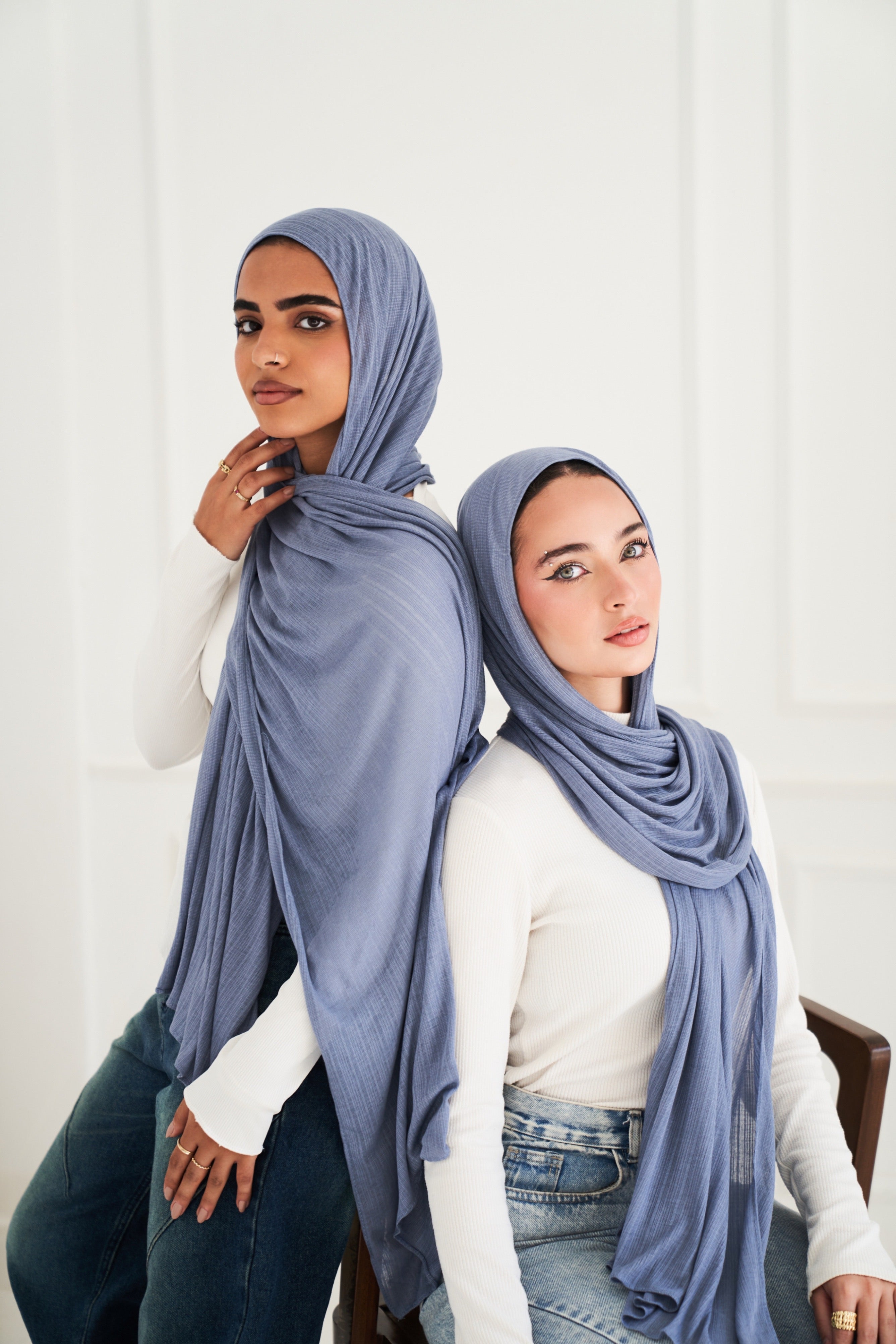 Knitted Lycra in Blue Jeans "KL-4"
