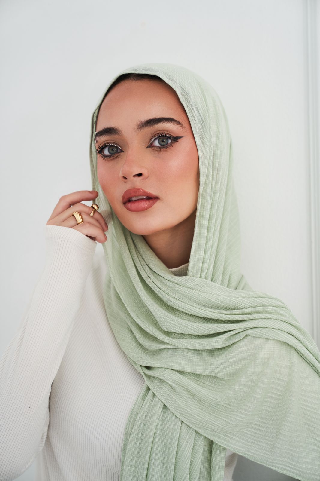 Knitted Lycra in Light Kiwi "KL-1"