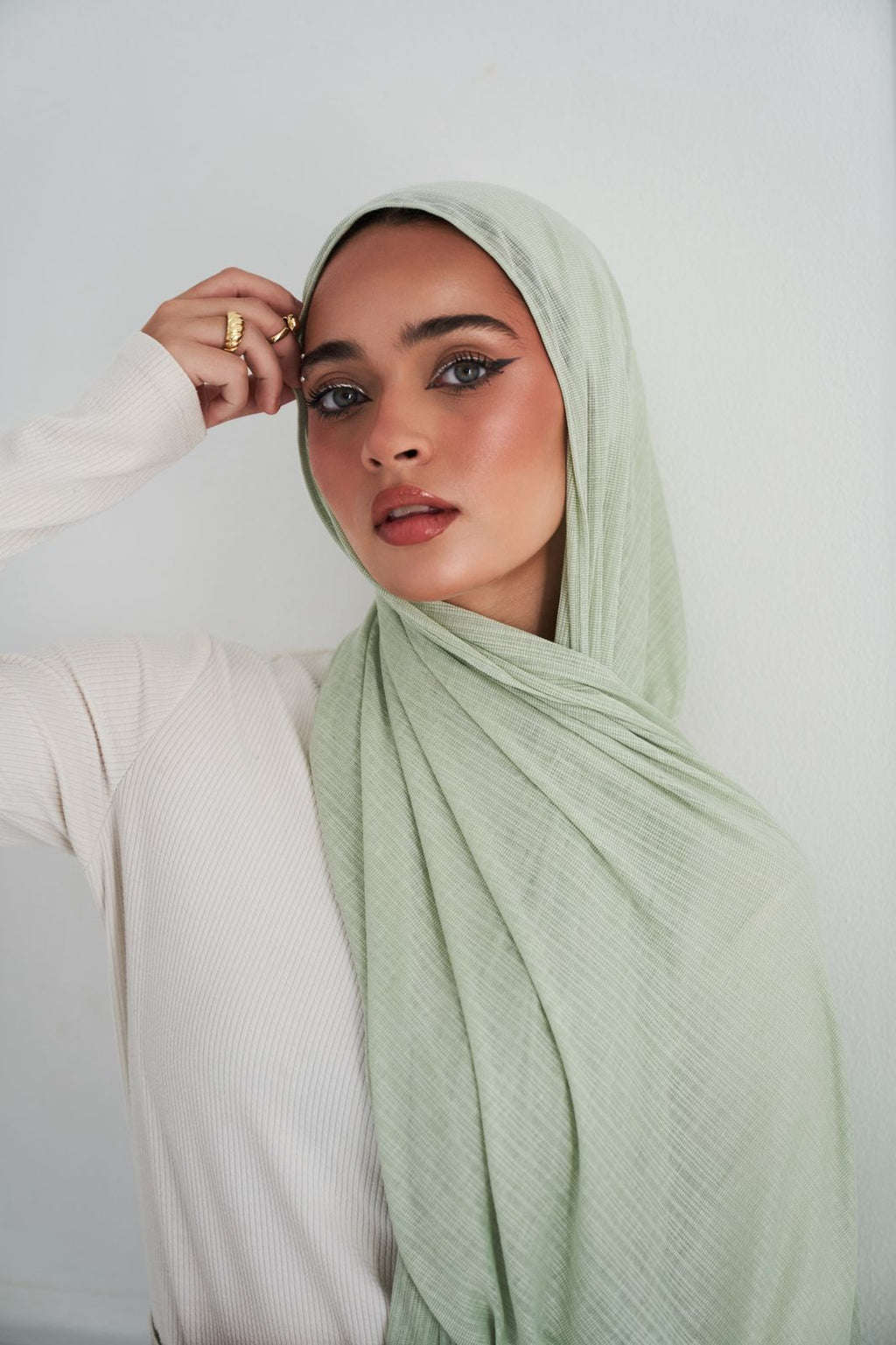 Knitted Lycra in Light Kiwi "KL-1"