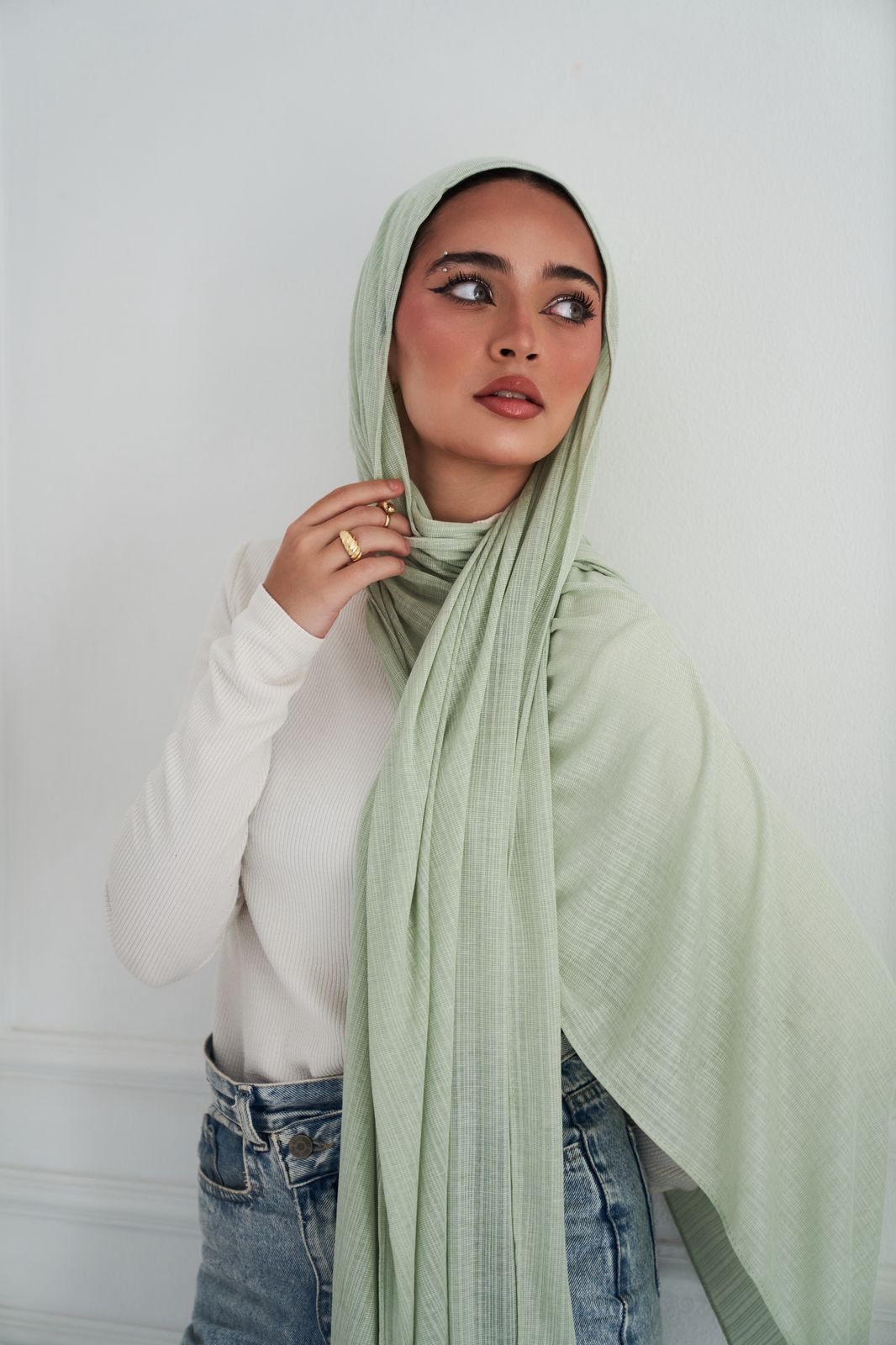 Knitted Lycra in Light Kiwi "KL-1"