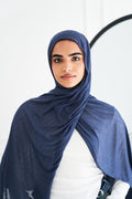Knitted Lycra in Navy Blue "KL-8"