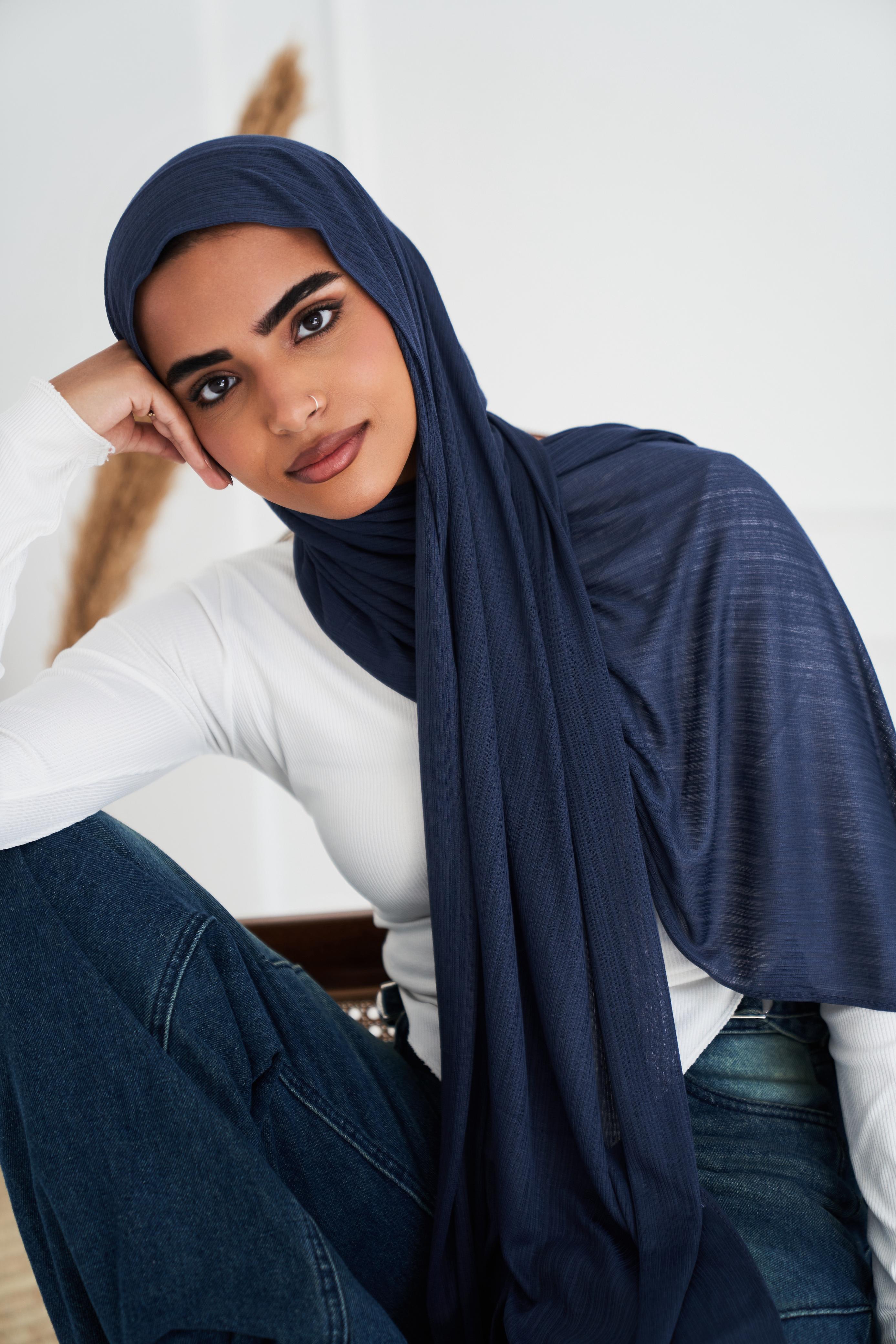 Knitted Lycra in Navy Blue "KL-8"