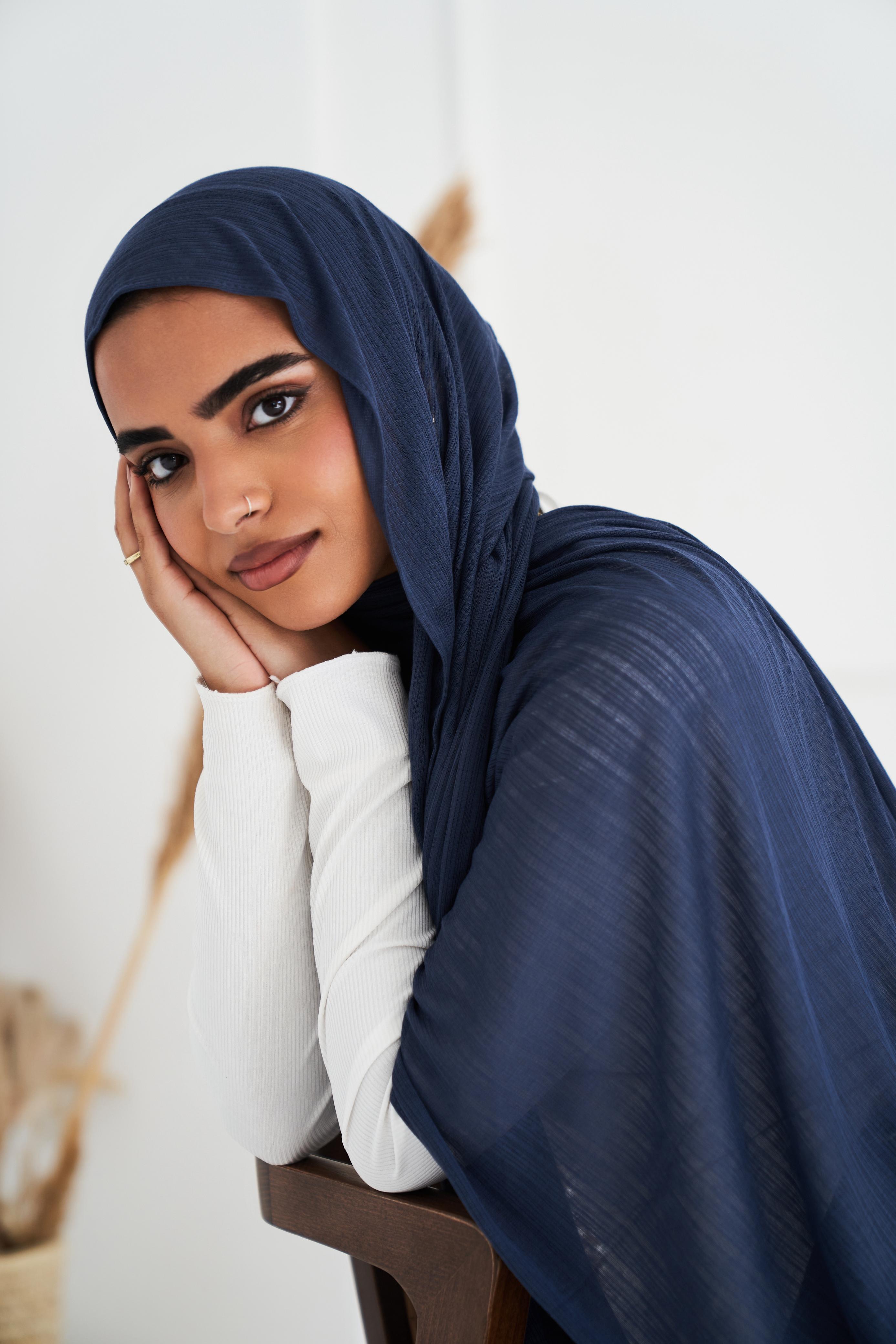 Knitted Lycra in Navy Blue "KL-8"