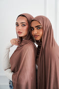 Knitted Lycra Mokka Caramel Glow "KL-2"