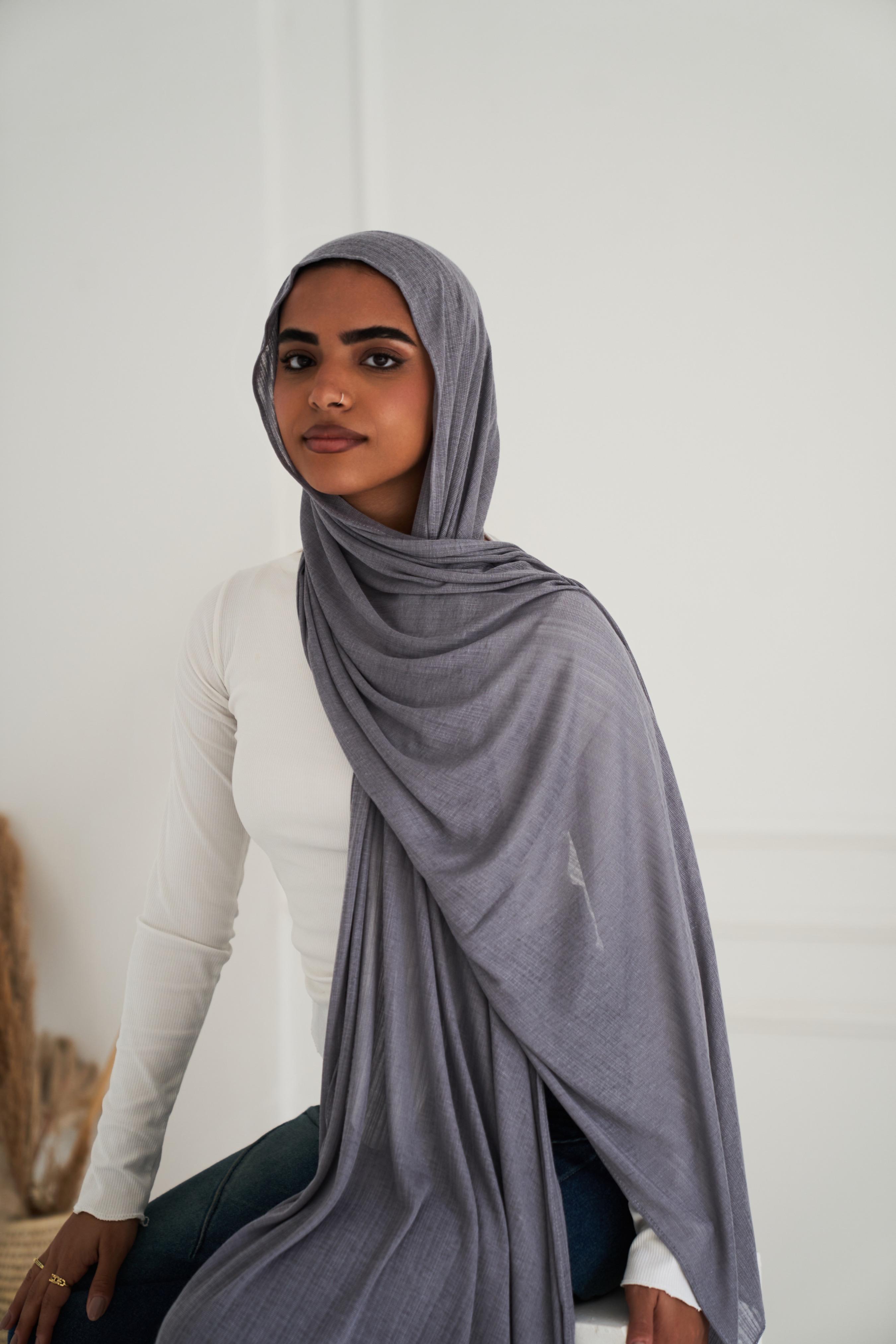 Knitted Lycra in Dark Gray "KL-6"