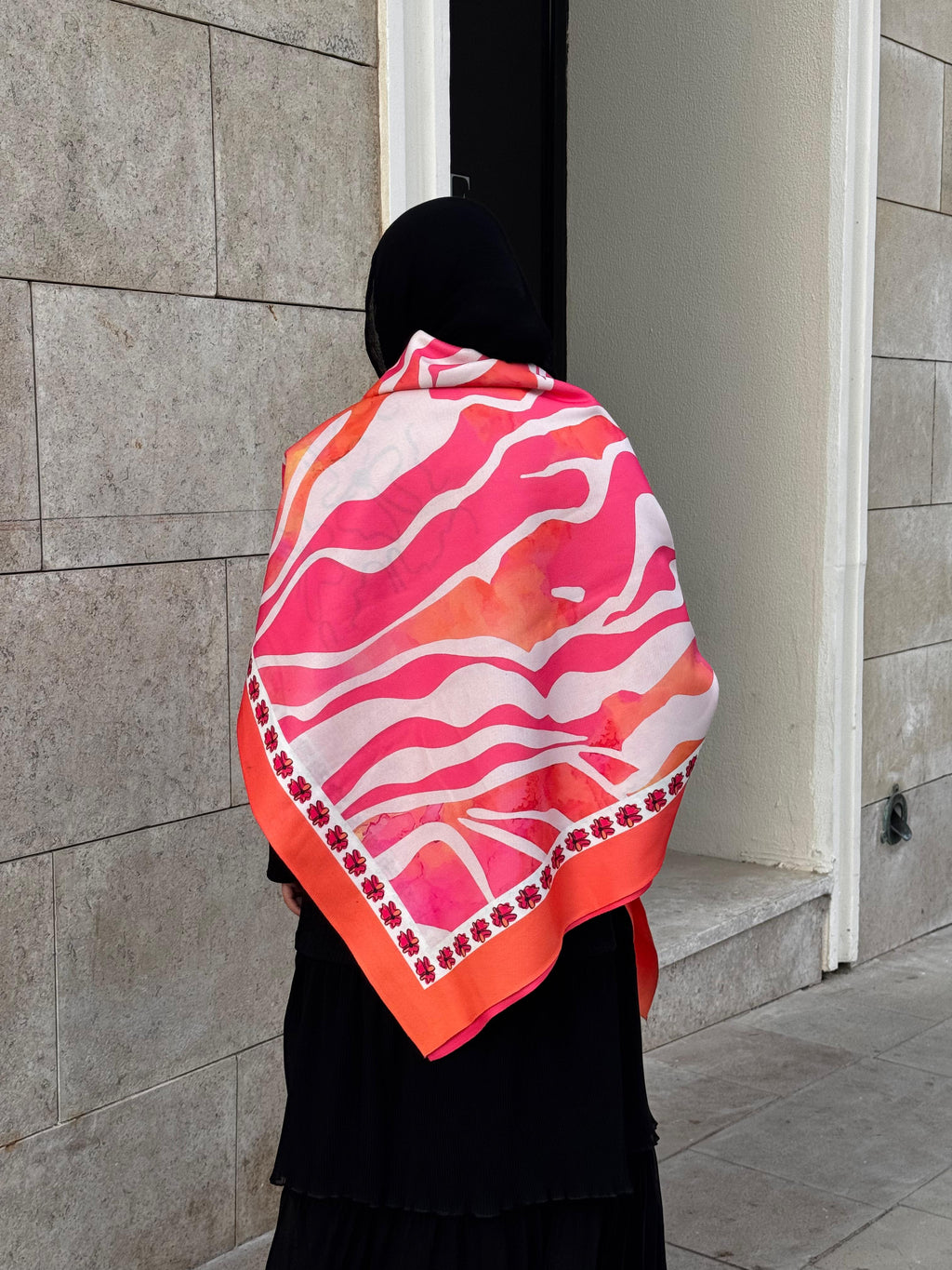 Shawl Pink Flam
