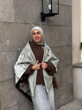 ⁠Shawl Autumn Olive
