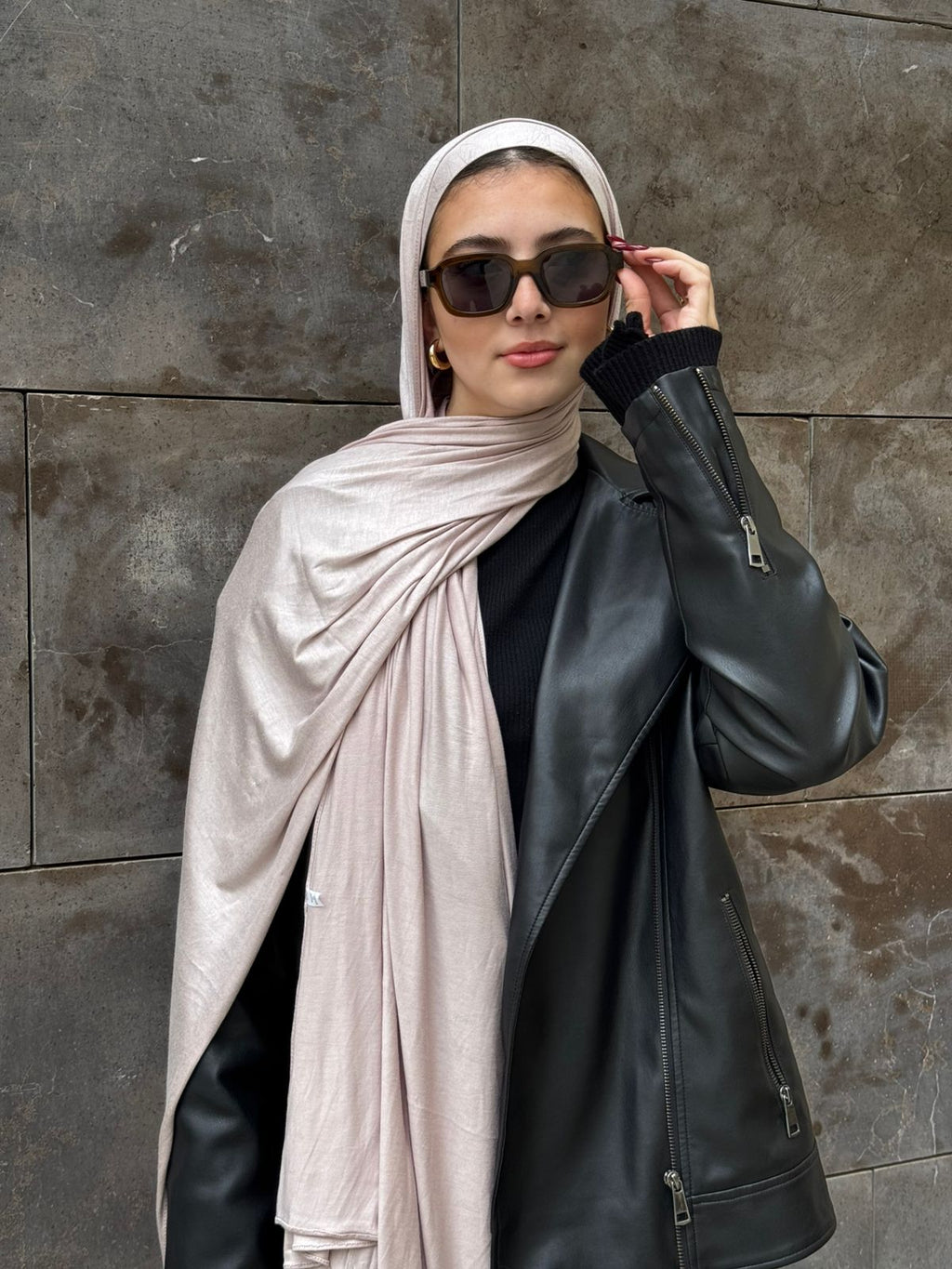 Premium Kuwait Lycra Blushy Milk