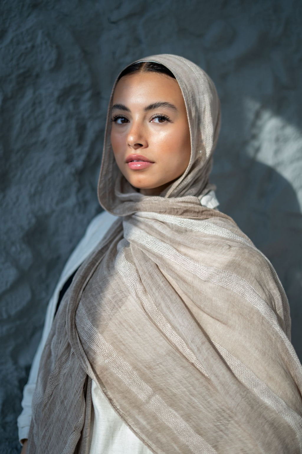 Lined Linen in Beige "LL-9"