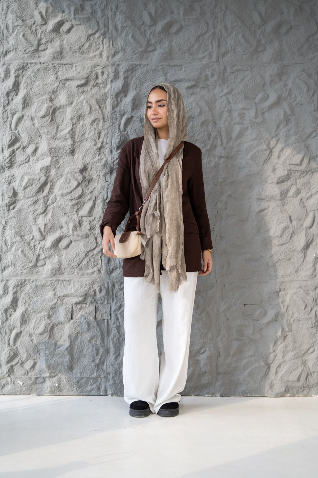 Lined Linen in Light Caffe "LL-7"