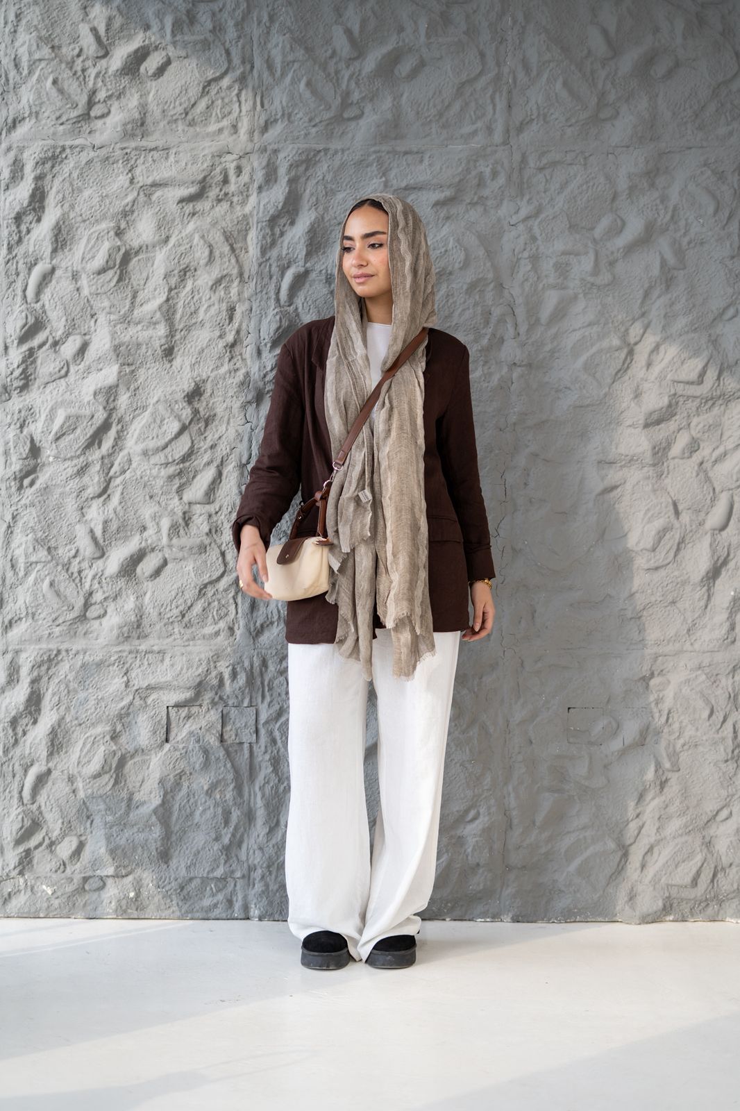 Lined Linen in Light Caffe "LL-7"