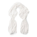 French Chiffon Scarf in Off-White "FC-2"