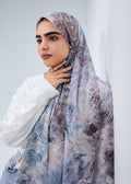 Printed Chiffon in Earthy Blush